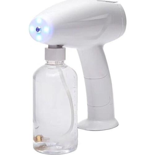 Sprayers Handheld Fogger Gun Machine Plug Disinfects Blue Light Nano Steam Spray Cordless Nano Sanitizer Sprayer Disinfectant