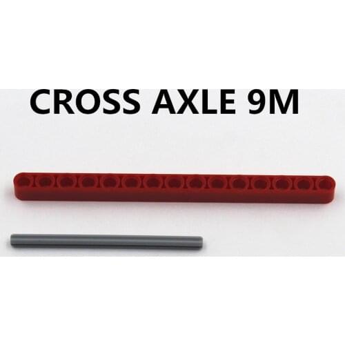 Building Blocks Bulk Technic Parts 10 pcs 9M CROSS AXLE Compatible With Lego Technic Accessory MOC4535768