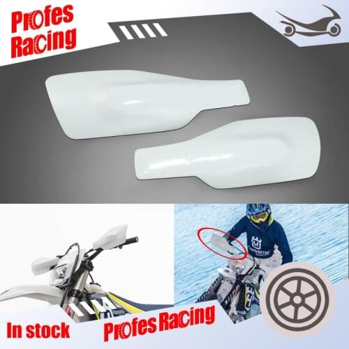 Motorcycle White Hand Guard For HUSQVARNA FC TC FE TE FX TX Handlebar125 250 300 350 450 501 501Handle Bar Protecto Handguard