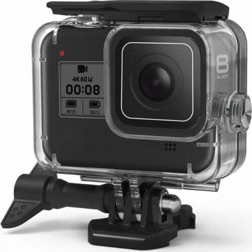 60m Housing Shell For GoPro HERO 8 Black Hard Protective Cage Case For Go Pro Hero8 2019 sports Camera Accessories