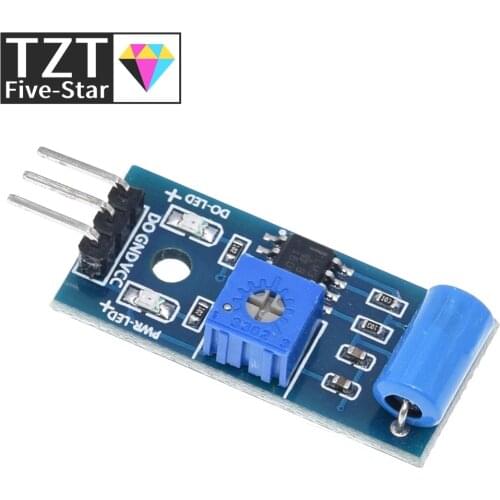 TZT normally closed type vibration sensor module Alarm sensor module Vibration switch SW-420 for arduino