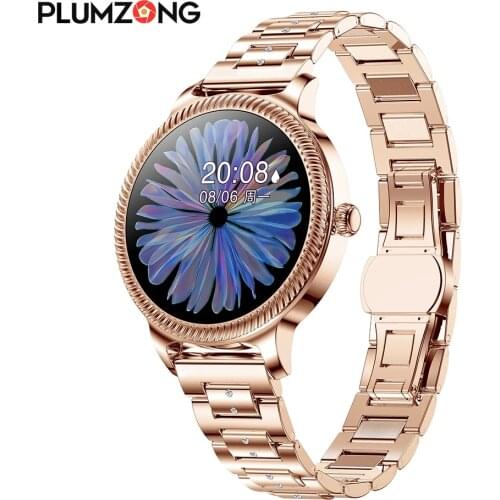 2021 NEW Women Smart Watch IP68 Waterproof Full Touch Heart Rate Monitoring Fitness Tracker Ladies Smartwatch For Android IOS