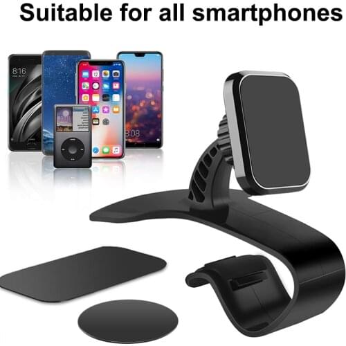 Fimilef New Car Phone Mount Super Strong Magnet 360 Degree Rotation Universal Magnetic Dashboard Phone Holder For Iphone 11 pro