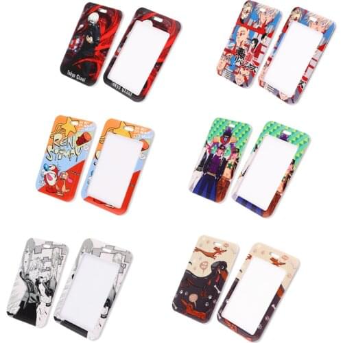 20pcs/lot BH1655 Anime Dachshund Card holder badge holder with Lanyard Cartoon Chicken and cow Student Card lanyard Stationery