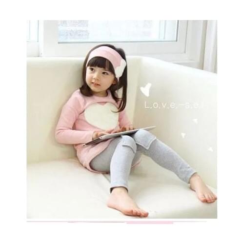 R&Z childrens suit 2019 spring and autumn new girls casual suit childrens cotton home service