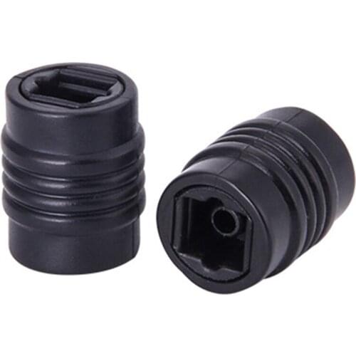 Hot Optical Toslink Female Audio Cable Coupler Extension Extender Adapter Connector Socket for Optical Cable 1/2/5Pcs