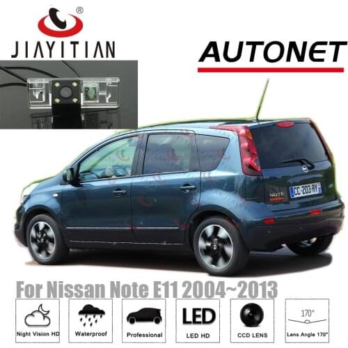 JIAYITIAN Rear View Camera For Nissan Note/Tone NOTE E11 2005~2013 Night Vision/CCD Reverse Camera license plate Camera backup