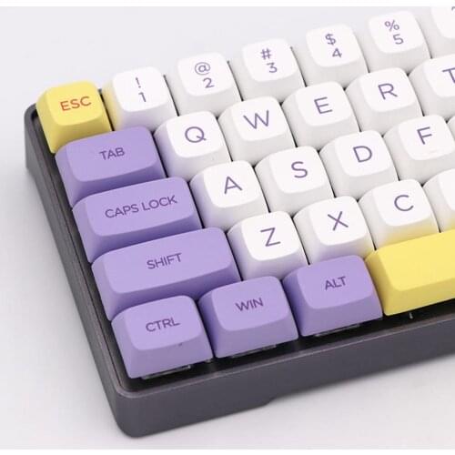 XDA Profile Sublimation PBT Keycaps For Cherry Mx Switch Mechanical Gaming Keyboard 143 Keys Ice Cream design Key Caps