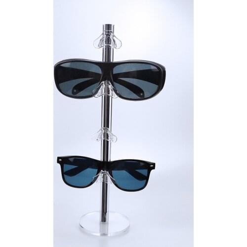 Custom acrylic glasses stand shelf sunglasses holder eyeglasses display rack jewellery organizer accessories show case black