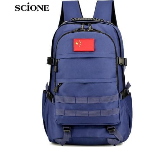 Hiking Camping Backpack Big Camouflage Tactical Rucksack Army Bag Military Outdoors Travel Pack Sports Mountaineering XA908WA