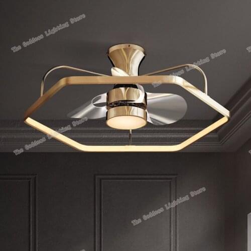 Simpl Dimmer Ceiling Fan Chandelier Lamp Decor For Home Living Dinig Room Bedroom Decoration Kitchen Accessories Indoor Lighting