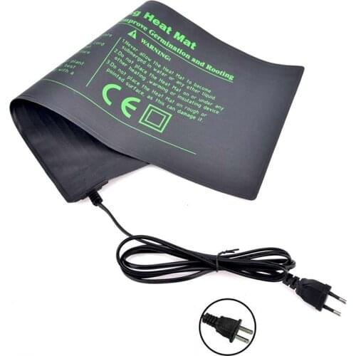 Durable Seedling Heat Mat Plant Seed Germination Propagation Clone Starter Pad Warm Hydroponic Heating Pad 52 X 24cm