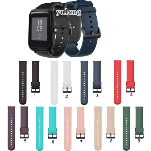Soft Silicone Watch Strap Band For Huami Amazfit Bip U S Lite GTR 42mm Smart Watch Replacement band for Amazfit GTS strap