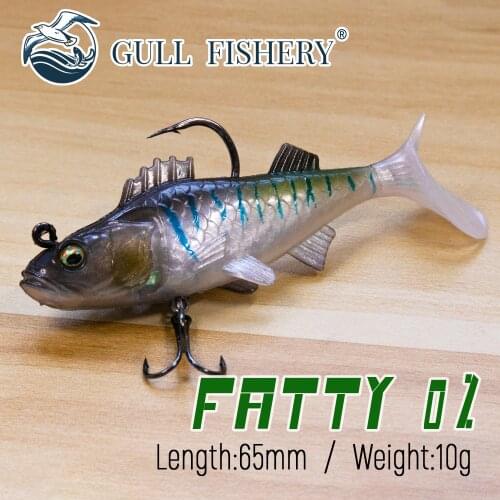 GULL FISHERY 65mm 10g Fishing lure Jigging Shad Carp Pike Bass Streamer