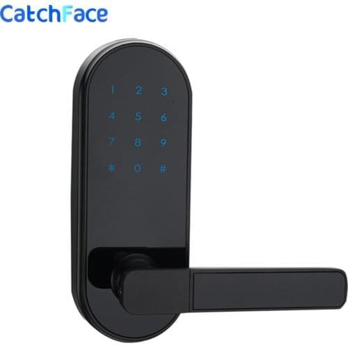 Smart Keypad Keyless Lock, Zinc Alloy Electronic Digital Lock, Smart Security Door Lock Electronic Card Code Mechanical key