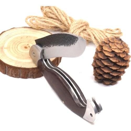 Tactical Survival Damascus Knife Folding Pocket Knife Wood Handle Outdoor Camping Hunting Knives Multi EDC Rescue Tools