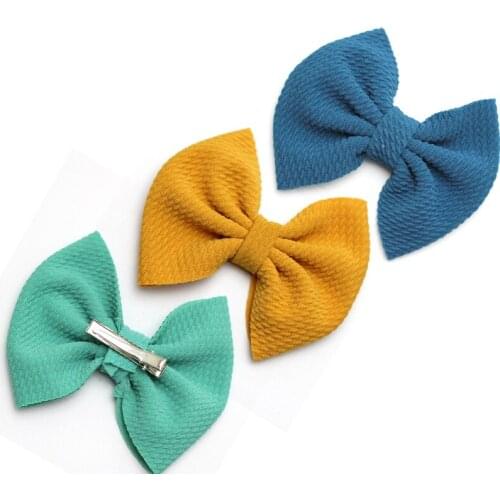 Over Size Girls Alligator Clips Bow Knot Hairpins Children Hairbow Clips Kids Hair Accessories Large Bow for Hair Barrettes