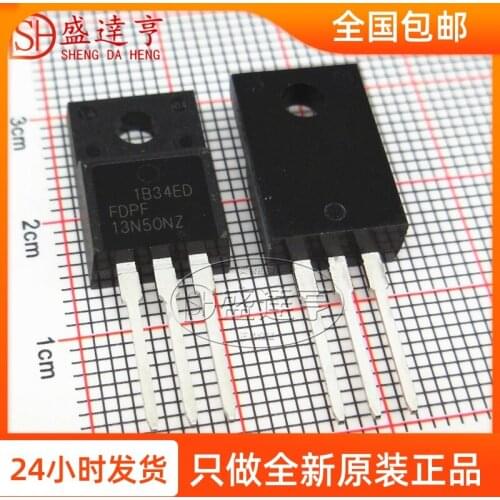 10Pcs/Lot FDPF13N50NZ FDPF13N50FT 11A 500V TO-220 DIP MOSFET Transistor