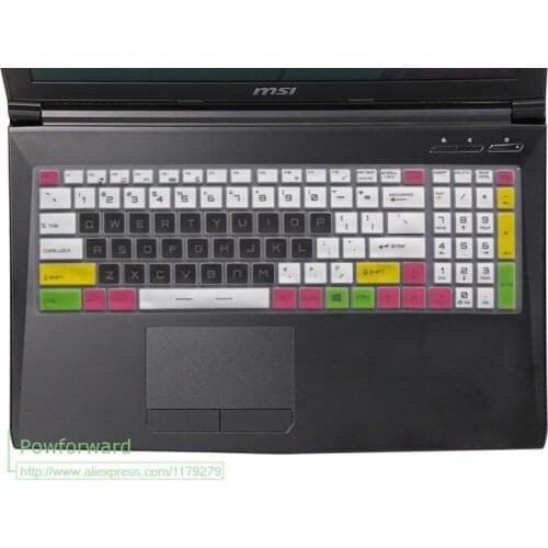 17.3 15.6 Laptop Keyboard cover Protector for MSI GL65 GL62M GL75 GL73 GL62 gv72 Leopard GE75 raider Gaming laptop
