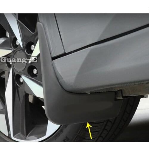 Car Cover Styling Fender Soft Mudguard Protection Flap Splash Mud Guard Frame hoods 4pcs For Hyundai Elantra Avante 2021 2022