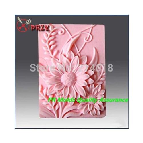 Soap Mold Fondant Cake Decoration Mold Wholesale Handmade Soap Mold Chrysanthemum Modelling Silicon NO.:SO388 Aroma Stone Moulds