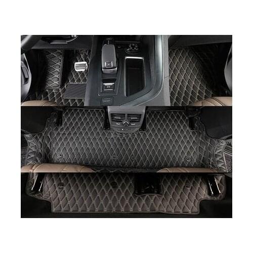 Good quality! Special car floor mats for Peugeot 5008 7seats 2018 waterproof durable carpets for Peugeot 5008 2017,Free shipping