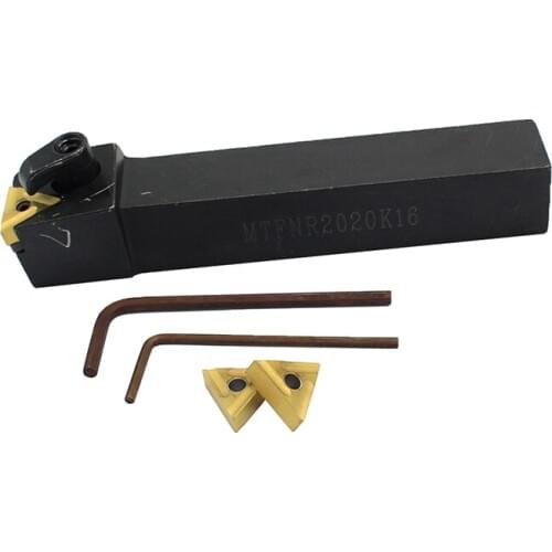 1PCS MTFNR2020K16 +10PCS TNMG160404 R UE6020 carbide insert for CNC Tool Carbide Insert Tool Holder Lathe Turning Blade