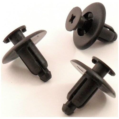 10x 6.5-7mm For Motorrad Verkleidungspanel Kunststoffverkleidung Clips- For Honda Yamaha