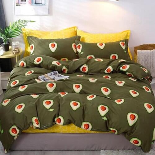 Queen Bedding Set Bedding Set with Pillowcase Duvet Cover Sets Bed Linen Sheet Single Double Queen King Quilt Covers Bedclothes