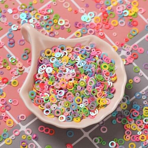 Mini Round 4mm PVC Mixed Glitter Paillettes for Nail Art Manicure Sewing Wedding Decor Confetti 20g Girls DIY Handcraft Material
