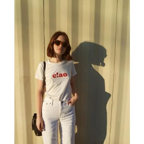 C!AO summer fashion t shirt women T shirt tumblr top tees high quality girls t shirt tees short sleeve tumblr fashion t shirt