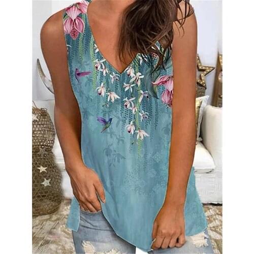 Fashion Loose Women T-shirt Large Size Casual T-shirt Women All-match Sleeveless Girl Top