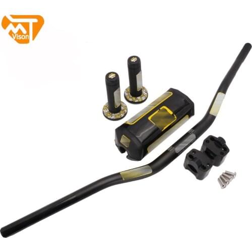 Motorcycle Handlebar For PRO Taper Pack Bar 1-1/8" Handle bar Pads Grips Pit Pro Racing Dirt Pit Bike Dirt Bike CNC 28mm Adapter