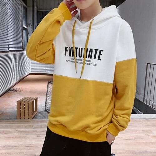 EL BARCO Cotton Men Hoodies Sweatshirt Autumn Hip Hop Soft Black White Male Pullover Tops Harajuku Print Grey Coats Shirt M-3XL