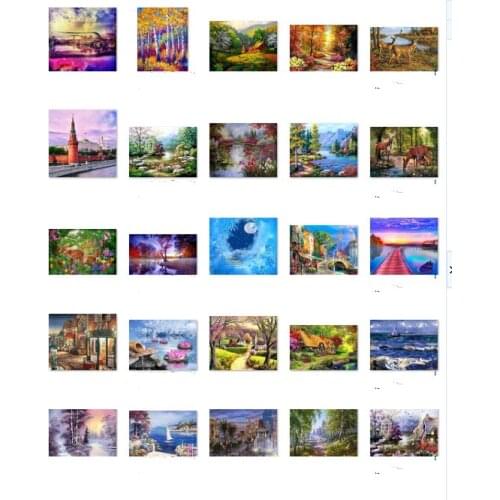 Seascape scenery cross stitch kit people 18ct 14ct UNprinting11ct count print canvas stitches embroidery DIY handmade needlework