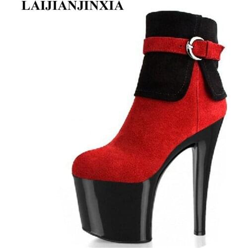 New Princeling princess banquet shoes, low-cut boots, 20cm high heels Dance Shoes