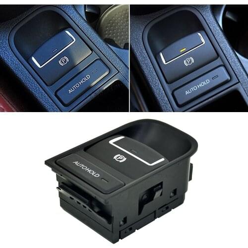 Genuine Chrome Electronic Handbrake Parking Brake Switch For Seat Alhambra VW Sharan Tiguan 5N0927225 5N0927225A