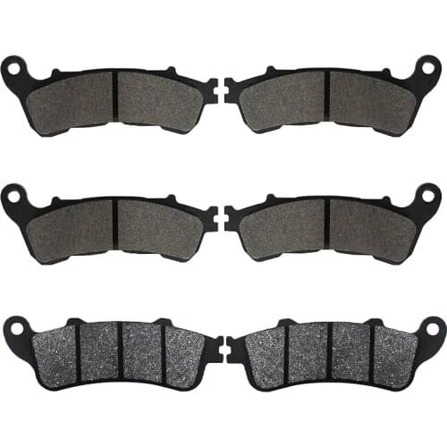Front and Rear Brake Pads for Honda VFR800 VFR 800 Interceptor 06-13 XL1000 XL1000V Varadero 04-11 ST1300 ST 1300 08-13