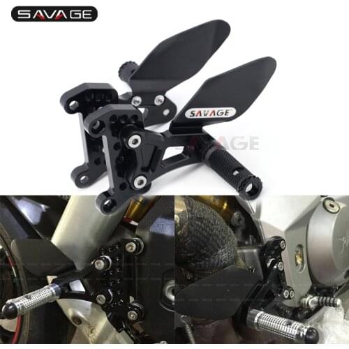 Rider Front Footrests Rearsets Foot Pegs Articulated For MV Agusta F4 750 1000 312 F-4R 1998-2016 14 2015 Motorcycle Accessories