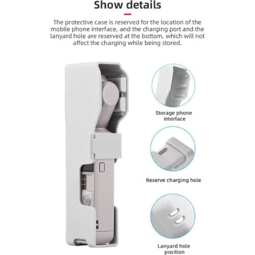 Portable Storage Box Protective Travel Carrying Case Cover Protection Bag Hard Shell Compatible with OSMO Pocket 2 Gimbal Camera