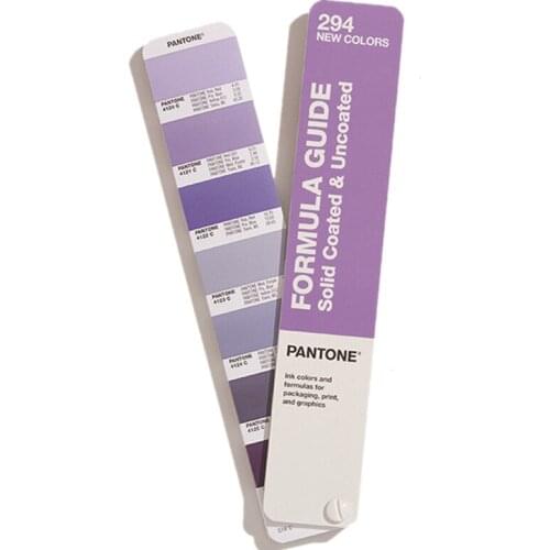 2019 PANTONE Formula Guide Supplement Coated & Uncoated Update Essential Color Guide With New Colors