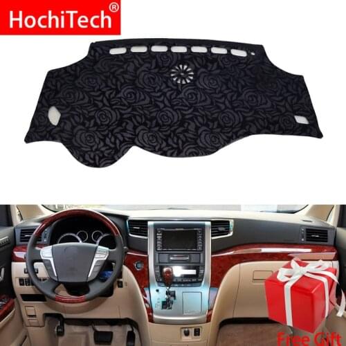 Rose Pattern Non-slip Dashmat Dash Mat Dashboard Cover Pad Cover Carpet Car Sticker for Toyota ALPHARD 2011 2012 Car Styling