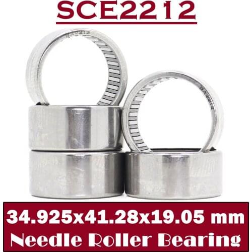 SCE2212 Bearing 34.925*41.28*19.05 mm ( 5 PC ) Drawn Cup needle Roller Bearings B2212 BA2212Z SCE 2212 Bearing