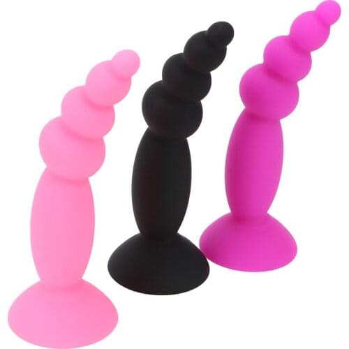 Masturbate Dildo Emulation Of Penis Vaginal Massage Sex Toys For Women Big Dildo Pull Beads Anal Plug