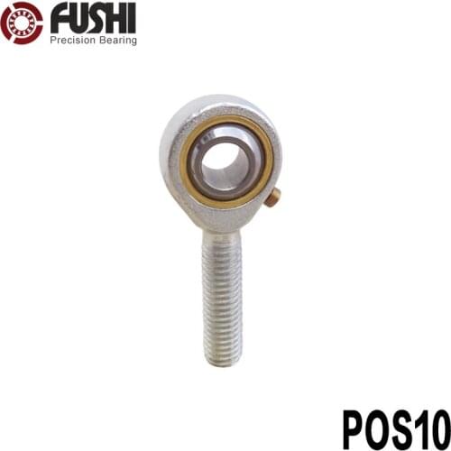 Rod End Joint Bearings POS10 POS12 POS14 POS16 ( 1 PC ) Male Right Hand Threaded Inlaid Line Rod Ends Bearing