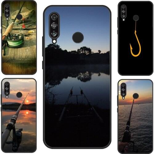 Fishing Rods For Huawei P20 Lite P30 P40 Pro P Smart 2019 2021 Nova 5T Case For Honor 10i 20 8A 8X 9X