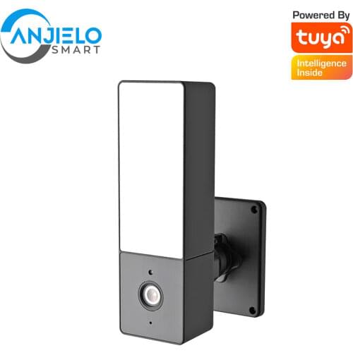 Tuya Smart 1080P WiFi Security IP Camera with Floodlight PIR Motion Detect Night Vision Waterproof LED Wall Light Camera