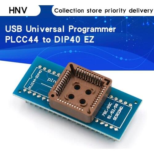 PLCC44 to DIP40 EZ USB Universal Programmer IC Adapter Tester Socket for TL866CS TL866A EZP2010 G540 SP300