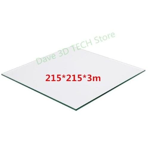 Velleman K8200 BOROSILICATE GLASS PLATFORM 215x215x3mm DIY 3D printer Glass panel for Velleman K8200