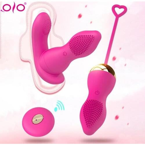 OLO Mini Wearable Dildo Vibrator Panties for Women Vagina Toy Clitoral Stimulator Pussy Plug Female Masturbation Sex Machines